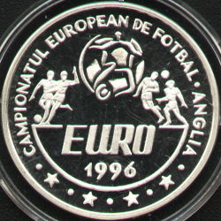 100 lei 1996 Campionatul european de fotbal din Anglia