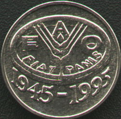 10 lei 1995 FAO - reverse