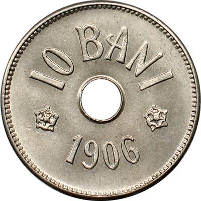 10 bani 1906 - Brussels