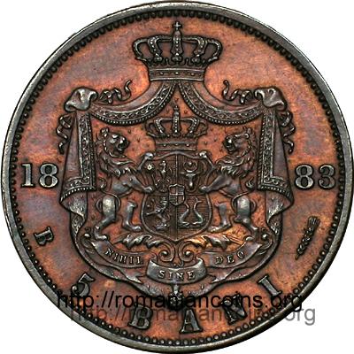 5 bani 1883