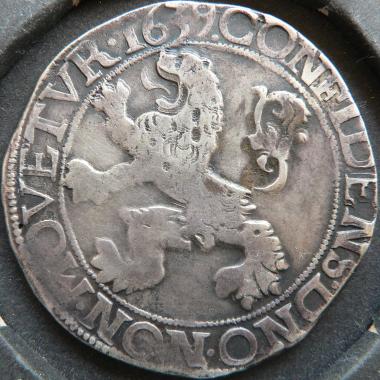lion-taler struck in 1639 by the Utrecht province from Netherlands
