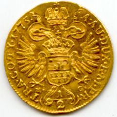 Transylvania - Maria Thereza - 1/2 ducat - reverse