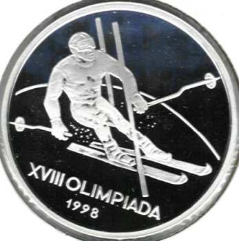 100 lei Olimpiada de iarn de la Nagano 1998 - schi