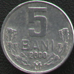 5 bani 2000 Republica Moldova