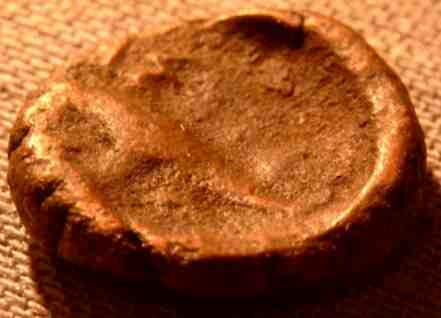 moned schifat de la Histria, secolul IV .e.n., revers (privind n ea adic)