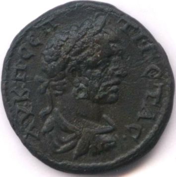 4 ai (assaria) - moned btut la Tomis sub Geta - avers