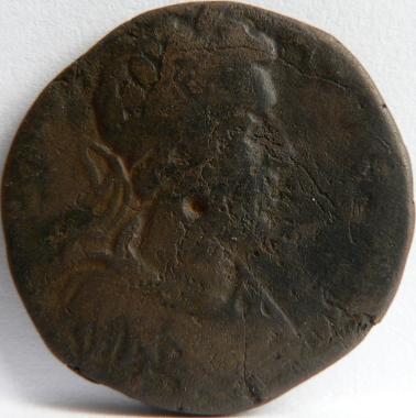 moned de 3 ai (assaria) emis de oraul Tomis sub mpratul Commodus - avers