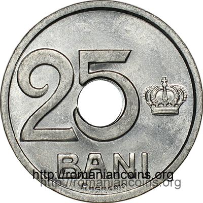 25 bani 1921 - Romanian Coins