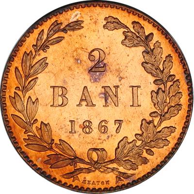 2 bani 1867 Heaton